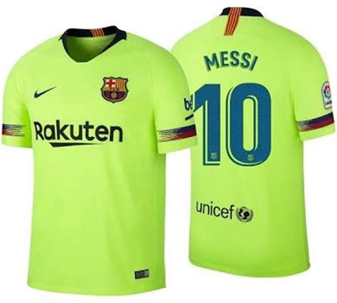 Barcelona Jersey 2019 Nike Barcelona 2019 Away Messi Jersey Volt