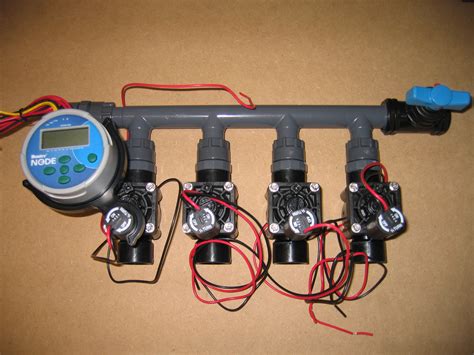 Hunter Node-400 4 Station with 4 x 1" PGV Solenoid Valves and Manifold