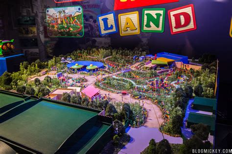 Photos Toy Story Land Model Debuts At Walt Disney Presents