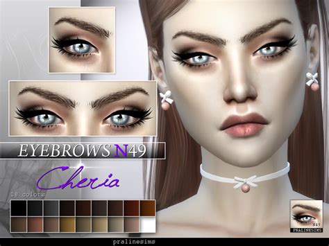 Sims 4 Ccs The Best Eyebrow Mega Pack By Pralinesims