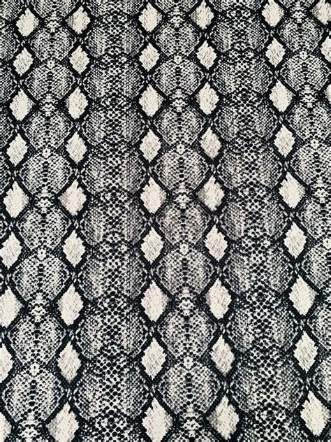 Snake Print Fabric Jersey With Lycra Gray Snake Print Fabric Snake