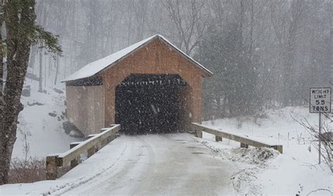 Brown Covered Bridge Is A Historic Covered Bridge In Vermont