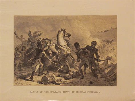 Battle Of New Orleans Death Of General Pakenham