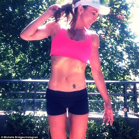 Michelle Bridges Takes On Steve Commando Willis In Exercise Session Daily Mail Online