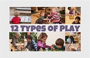 12 Types of Play Infographic - Famlii