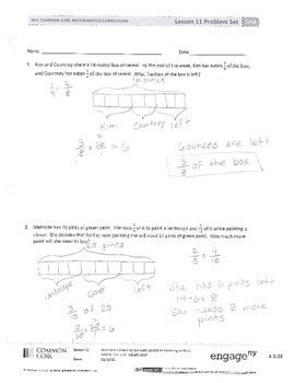 There is a footer at the end of each answer key that tells you the lesson number. New York State Grade 5 Math Common Core Module 4 Lesson 10-12 Answer Key