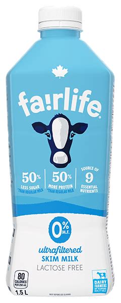 Ultrafiltered Skim Milk Fairlife Canada