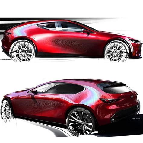 Car Design Sketch On Instagram Mazda Sketches By Ryoma Makino