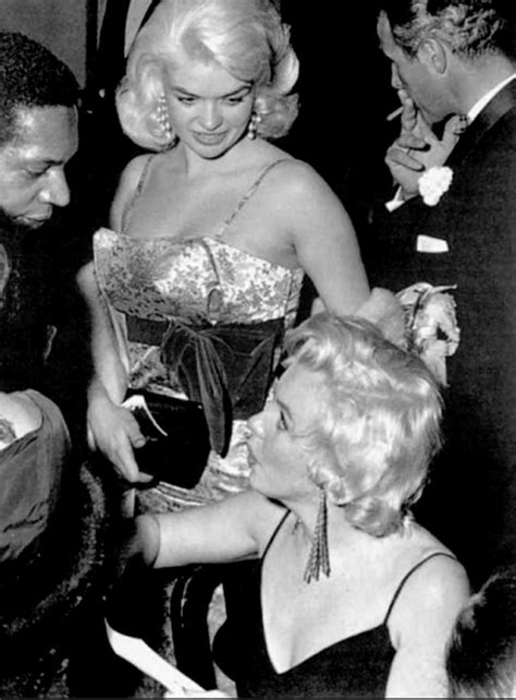 Classic Hollywood 34 Jayne Mansfield Meets Marilyn Monroe