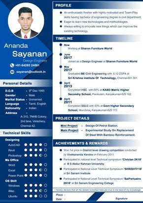 Objective seeking for a challenging position as a civil engineer, where i can use my planning, designing and overseeing skills in construction and help grow the company to. Professional Resume for civil engineer fresher, Awesome resume., pin it | Student resume ...