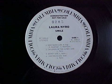 Laura Nyro Smile Lp Promo Columbia Records Pc 33912 Rock Blues Pop Ebay