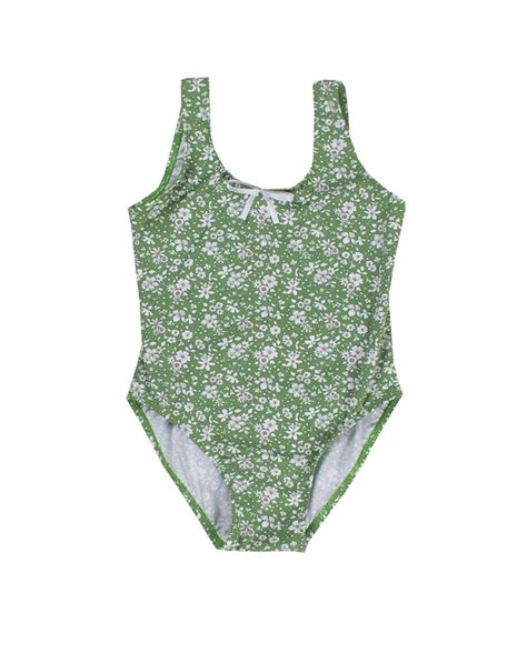 Bañador De Niña Verde Con Estampado De Flores · Dadati · El Corte Inglés