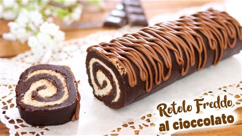 Cerchi una ricetta senza cottura? ROTOLO FREDDO AL CIOCCOLATO - Ricetta Facile Senza Cottura ...