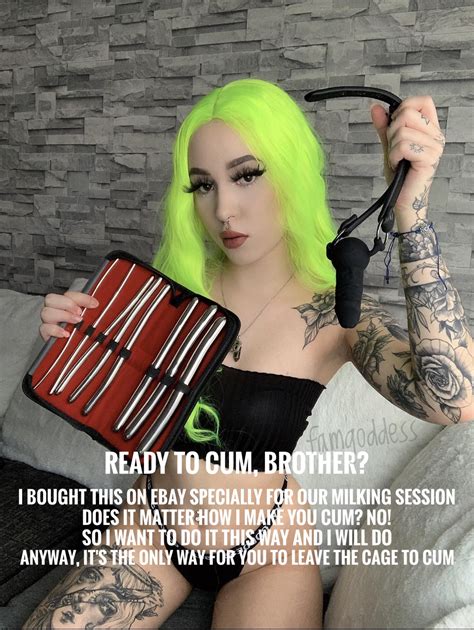 [sis] [femdom] [chastity] [milking] | Scrolller