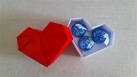 Hướng Dẫn Gấp Hộp Trái Tim Ii Hộp Quà Ii Origami Heart Box Youtube