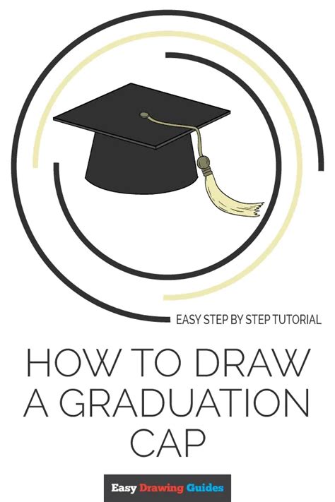 How To Draw A Graduation Cap Drawing Tutorials For Kids Easy