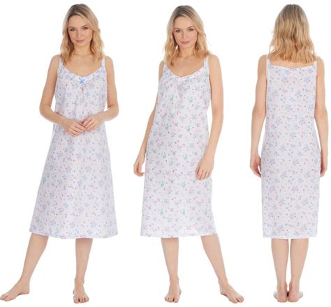Floral Strappy Poly Cotton Nightdresses By Cottonique Buy Lingerie
