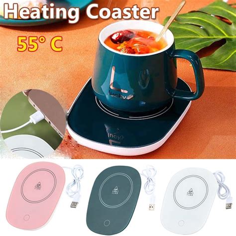 Latest Usb Cup Heater Cup Warmer Mug Heating Coaster 55°c Thermostatic