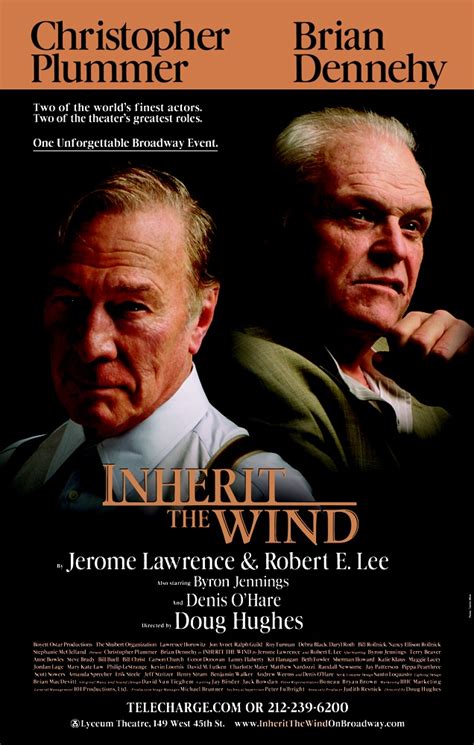 By jerome lawrence and robert lee. April 12, 2007 - INHERIT THE WIND | Inherit the wind ...