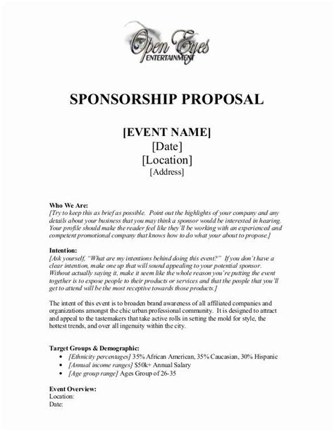 The motocross sponsorship money goes to riders that are working the hardest and being in the public eye the most! Corporate Sponsorship Proposal Template in 2020 ...