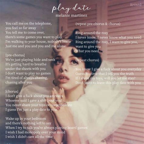 Play Date Melanie Martinez Melanie Martinez Lyrics Melanie