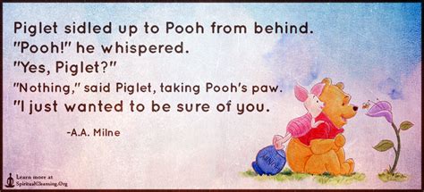 Piglet Sidled Up To Pooh From Behind Spiritualcleansingorg Love