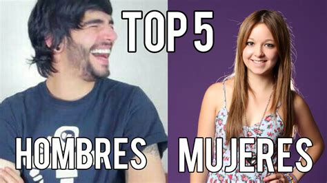 Top 5 Youtubers Mas Sexys Hombres Y Mujeres Youtube