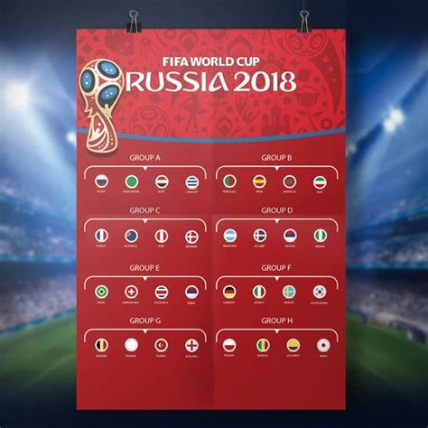 fifa world cup russia 2018 groups template for free download on pngtree