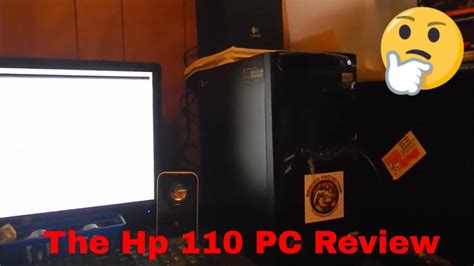 Hp 110 Desktop Computer Youtube