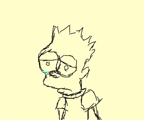 Crying Bart Drawception