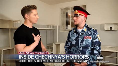 Abc News Reporter Comes Out To Head Of Chechnya Police Accused Of Torturing Murdering Gay Men
