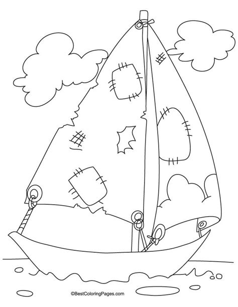 Poor Yacht Coloring Page Download Free Poor Yacht Coloring Page For