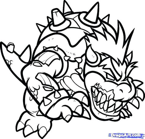 Can you rescue princess peach from this fire breathing foe? Paper Bowser Coloring Pages at GetColorings.com | Free ...