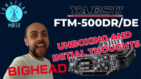 New Yaesu Ftm 500drde Ham Radio Unboxing Youtube