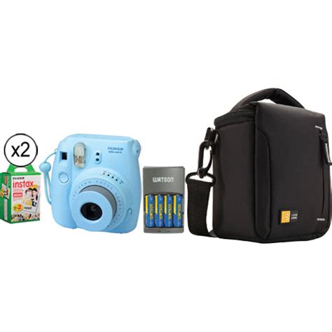 Fujifilm Instax Mini 8 Instant Film Camera Deluxe Kit Blue