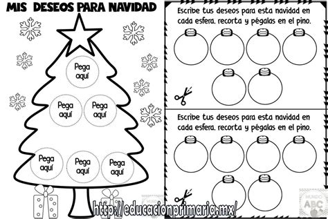 Linda Actividad Para Desear Buenos Deseos De Navidad Educación Primaria