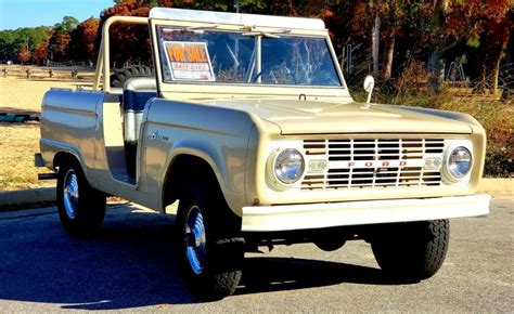 1966 Ford Bronco U13 Roadster Early Uncut And Unrestored Budd Body