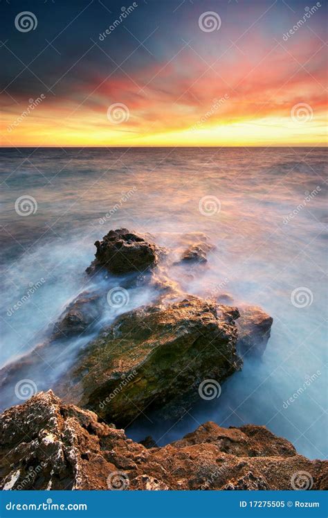 Beautiful Seascape Stock Image Image Of Beach Peaceful 17275505