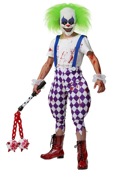 Nightmare Clown Costume For Kids