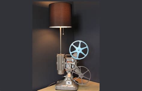 Vintage Table Lamp Desk Lamp Keystone Regal 8mm Projector Hollywood And Movie Theater Décor