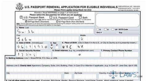Learn How To Fill The Form Ds 82 Us Passport Renewal Application For