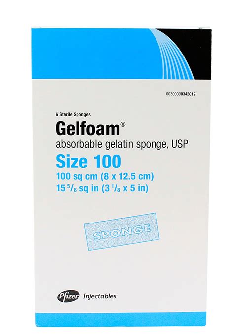 Gelfoam Esponja Tamaño 100 3 1203 X 127 Cm Caja De 6 Amazon
