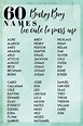Strong and Unique Baby Boy Names for 2020 | Unique baby boy names, Boy names, Strong boys names