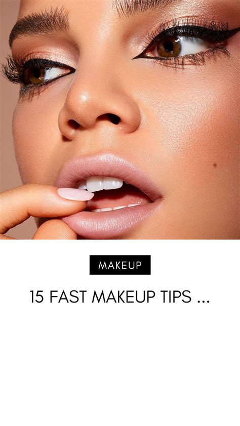 15 Fast Makeup Tips Fast Makeup Makeup Tips Makeup