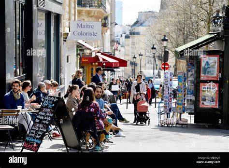 Rue Des Martyrs Paris France Stock Photo Alamy