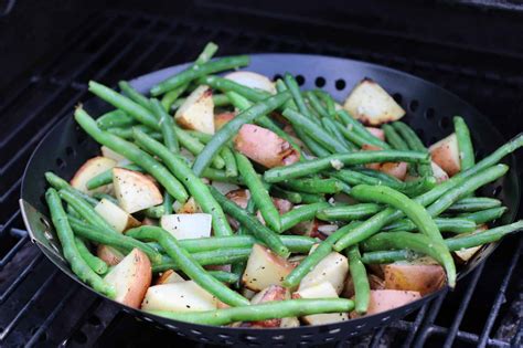 Grilled Red Potatoes Green Beans The Country Cook