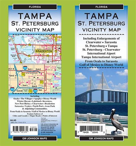 Tampa St Petersburg Ocala To Sarasota Florida Regional Map Gm