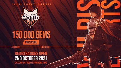 Vulpis World Cup National Smite Tournament 150 000 Gems Prizepool