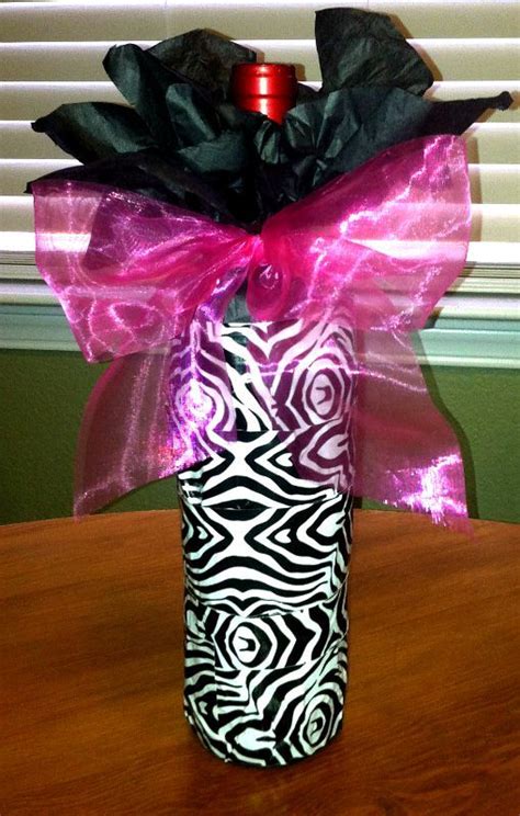 Cute For Any T Wrap Wine Bottle In Tissue Paper Then Wrap Around Any Designed Duct Tape To