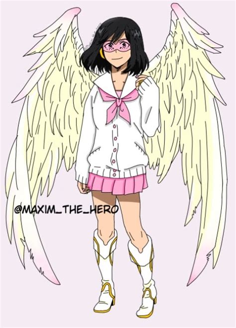 Angel Takami Quirk Fierce Wings Winged Hero Angelic Flight Maxim
